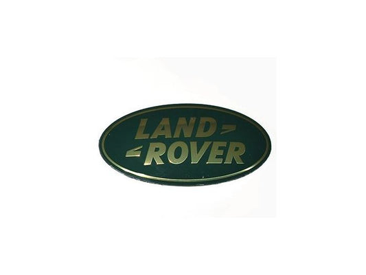DAG100330 - FRONT GRILLE BADGE FOR LAND ROVER AND RANGE ROVER - GREEN AND GOLD - GENUINE LAND ROVER