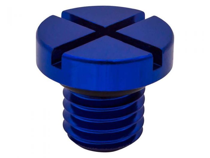 LR055301BLUE - EXPANSION TANK BLEED SCREW IN ALLOY BLUE - FITS MANY LAND ROVER AND RANGE ROVER VEHICLES FROM 2010