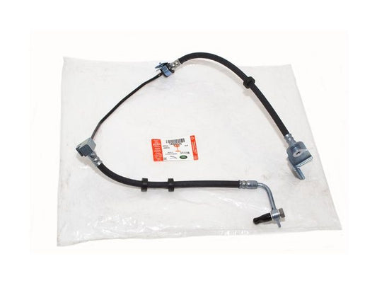 LR096525 - LEFT HAND REAR BRAKE PIPE - RANGE ROVER L405, RANGE ROVER SPORT L494 AND DISCOVERY 5 (INCLUDES BRACKET TO CALIPER)
