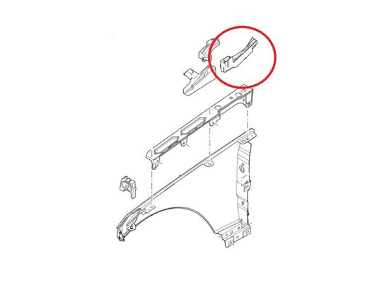 LR115140 - RIGHT HAND BONNET / HOOD INSULATOR - REAR OF ENGINE - RANGE ROVER L405 AND RANGE ROVER SPORT L494 - GENUINE LAND ROVER PRODUCT