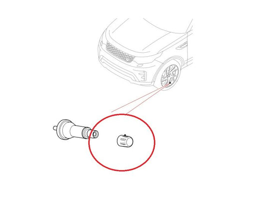 LR160228 - SCREW ON DUST CAP FOR WHEEL ON LAND ROVER OR RANGE ROVER VEHICLE - GENUINE LAND ROVER PRODUCT