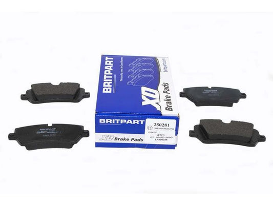 LR162042 - REAR BRAKE PAD AXLE SET FOR LAND ROVER AND RANGE ROVER - FITS CERTAIN MODEL OF RANGE ROVER L405, SPORT L494, DISCOVERY 5 AND DEFENDER 2020 GENUINE LAND ROVER PRODUCT