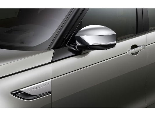 VPLAB0132 - MIRROR COVERS IN CHROME FINISH FOR RANGE ROVER L494 L405 AND DISCOVERY 5 - TWO PIECE KIT - GENUINE LAND ROVER