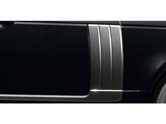 VPLGB0429 - RANGE ROVER L405 EXTERIOR STYLING - SIDE VENTS IN DARK ATLAS - TWO PIECE KIT (ONE SIDE VENT PER SIDE) - GENUINE LAND ROVER