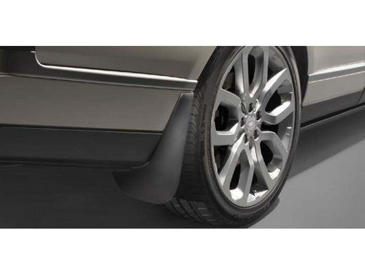 VPLGP0110 - RANGE ROVER L405 REAR MUDFLAPS - AVAILABLE AS GENUINE LAND ROVER OR AFTERMARKET (FITS UP TO 2017) - NOT APPLICABLE FOR VEHICLES FITTED WITH SVO DESIGN PACK